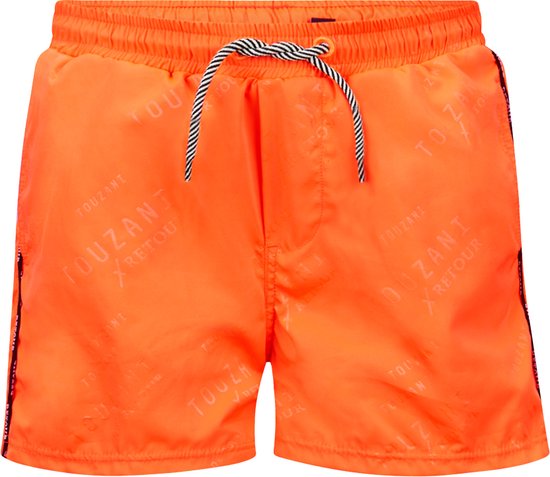 Retour jeans Freestyle Jongens Zwembroek - neon orange - Maat 11/12