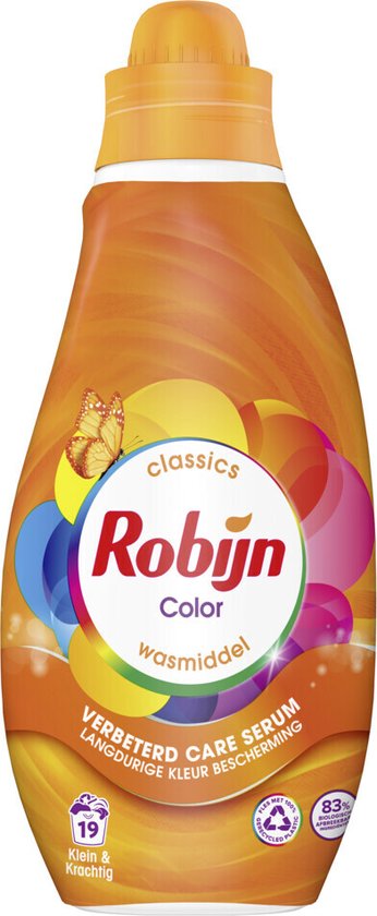 Robijn Klein & Krachtig Wasmiddel Color 19 Wasbeurten 665 ml