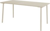 George table 160x80x75 cm alu pearl grey