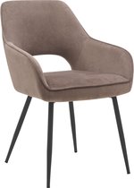 Chaise de salle à manger Gina - Ramsès - Taupe