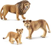 Schleich Wild Life - Leeuwenfamilie Figurenset, Dierenfiguren voor Kinderen 3 st