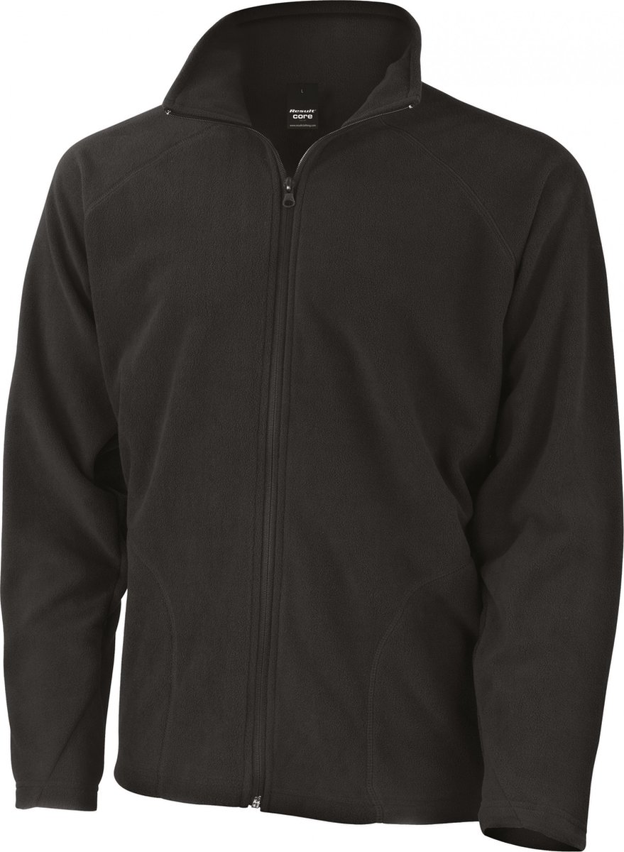 Result Micro Fleece Jacket RT114X - Black - XL