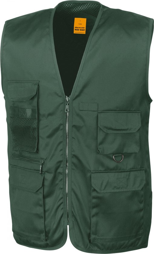 Pull/Cardigan/Gilet Unisexe L Result Mouwloos Vert Lichen 100% Polyester