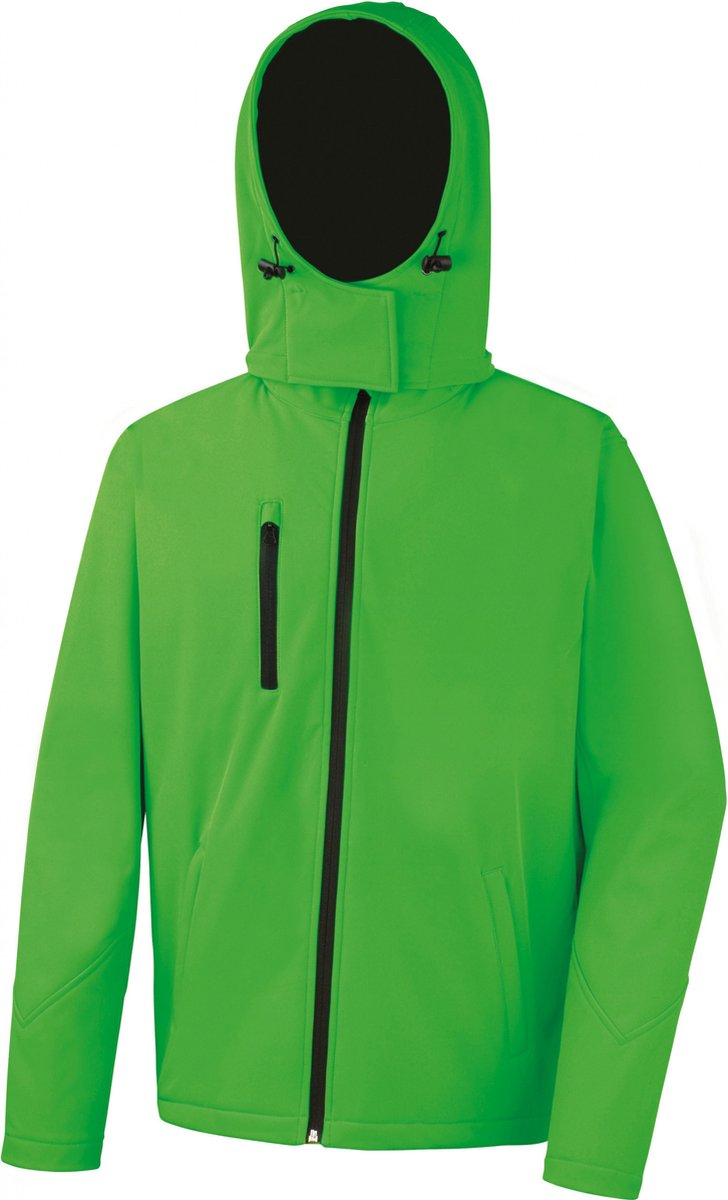 728x1200.jpg Result Core Tx Performance Hooded Soft Shell Jacket Heren - Groen | Maat: S - Afbeelding 1