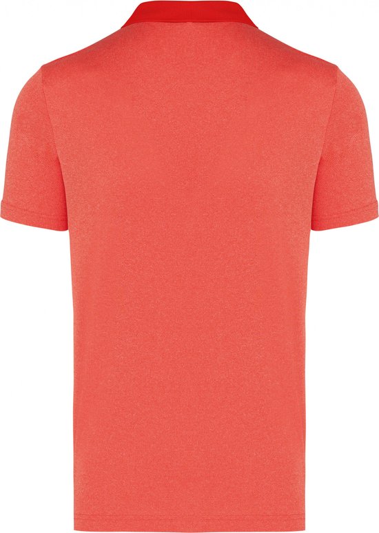 SportPolo Heren 3XL Proact Kraag met knopen Korte mouw Coral Heather 100% Polyester