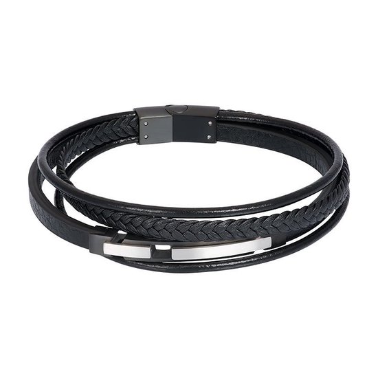 iXXXi-Men-Ryan-Zwart-Heren-Armband (sieraad)-22.5cm