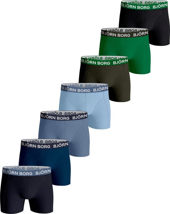 Björn Borg Cotton Stretch Heren Boxers (7-pack) - Multicolour - Maat XXL