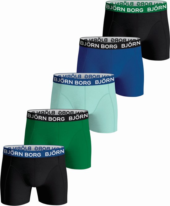 Björn Borg Cotton Stretch Heren Boxers (5-pack) - Multicolour - Maat XXL