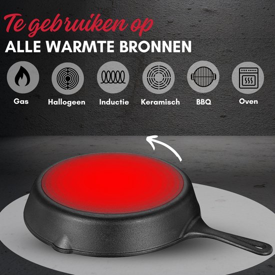 Fditt 16cm/20cm vintage koekenpan van gietijzeren pan gebrand anti-aanbak MEHRWEG verpakking socialme-eu Fditt 16cm/20cm vintage koekenpan van gietijzeren pan gebrand anti-aanbak MEHRWEG verpakking socialme-eu