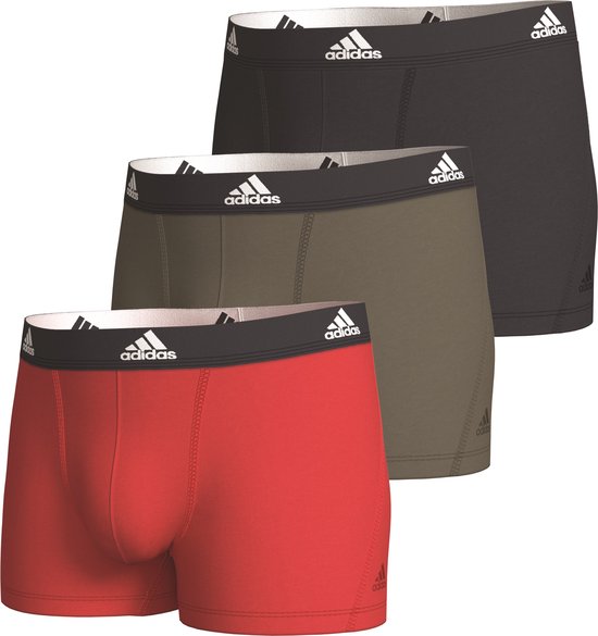 Adidas Sport Trunk (3PK) Heren Onderbroek - meerkleurig - Maat L