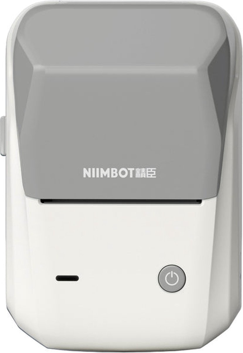 Niimbot - B1 - Labelprinter - Labelmaker - Grijs - Smart - Bluetooth - Print Breedte 20-50mm - Lichtgewicht - Direct Thermisch - 203dpi - 1500mAh