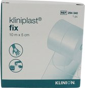 Voordeelverpakking 4 X Kliniplast Fix fixatiepleister op rol, 10m x 5cm