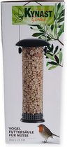Vogel voederzuil voor noten - Voedersilo - 10 x 23 cm - Voederstation - Vogelvoederpaal - Voersilo - Voedertoren - Voederstandaard