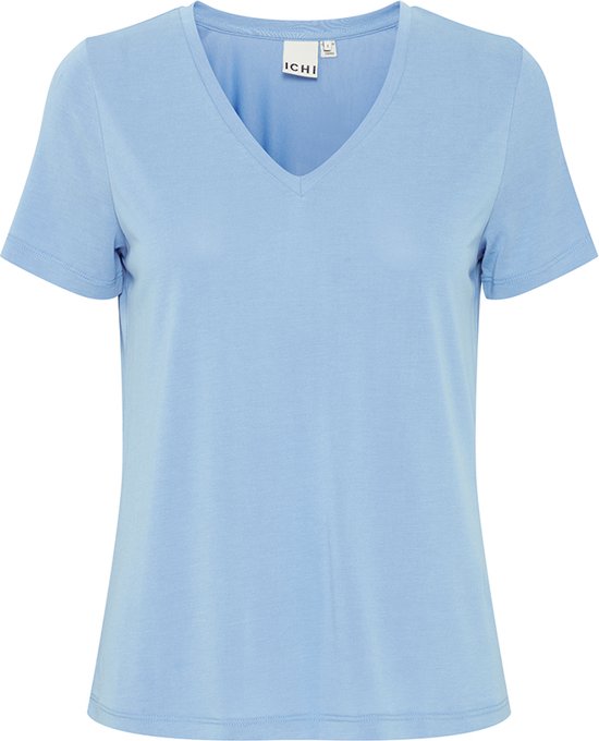 ICHI T-shirt Like - Della Robbia Blauw - Maat S