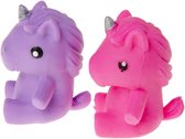 Squishy Mesh Unicorn Stressbal - Stressbal voor Kinderen - Speelgoed - Roze & Paars