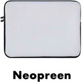 Laptophoes 13 inch Neopreen - Met gratis bedrukking op maat