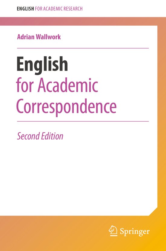 English for Academic Correspondence - cover