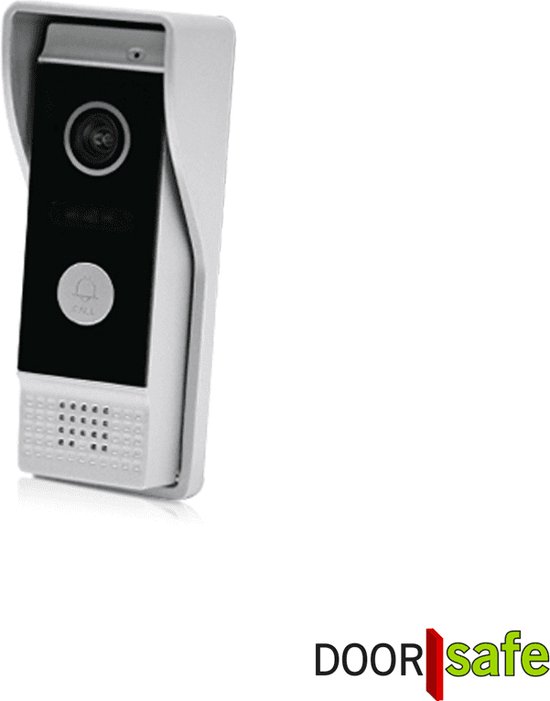 Doorsafe 7160 - camera deurbel met regenkap en intercom - 2 draads van deurbel naar 2 x 4,3 inch scherm - opslag beelden op 16Gb SD-kaart - deuropener aansluitbaar — afbeelding 5