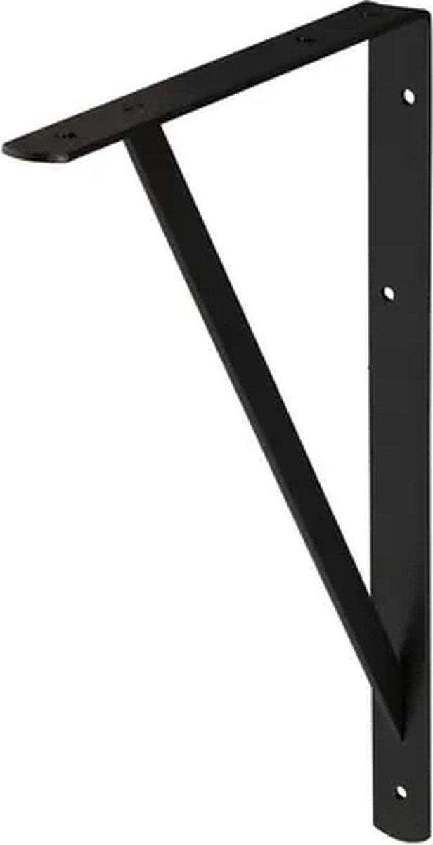 Plankdrager Industrie mat zwart 25x40cm