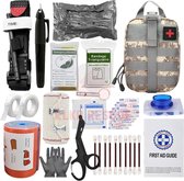 D&B Survival Set - Noodpakket - Individual First Aid Kit - Nood Tourniquet - EHBO - Outdoor - Survival- Indoor - Voor Thuis - IFAK ACU