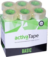 Specipack® Verpakkingstape 6 rollen - Hoge Kleefkracht - Transparant - Tape - Plakband