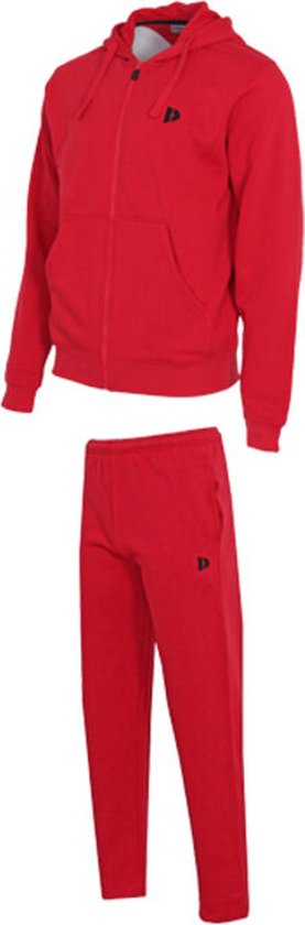 Donnay - Joggingsuit Rens - Joggingpak - Berry-red (040) - Maat XXL