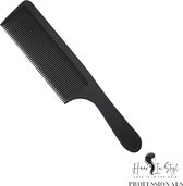 Cheveux in Style® Peigne 0611 - Peigne à cheveux fins antistatique en carbone avec poignée - Peigne de coiffure large outils pour cheveux pour coiffeurs - Peigne antistatique en carbone