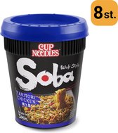 Nissin Soba Cup Yakitori Chicken - Voordeelverpakking - 8 stuks
