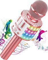 Draadloze Bluetooth Microfoon - Stemvervormer & 12u+ Gebruik - Karaoke Kinderen - Speelgoed 2+ Jaar