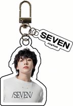 Kpop BTS BB JUNG KOOK SEVEN Plastic Acrylic Keychain variant 3 [Sleutelhanger]