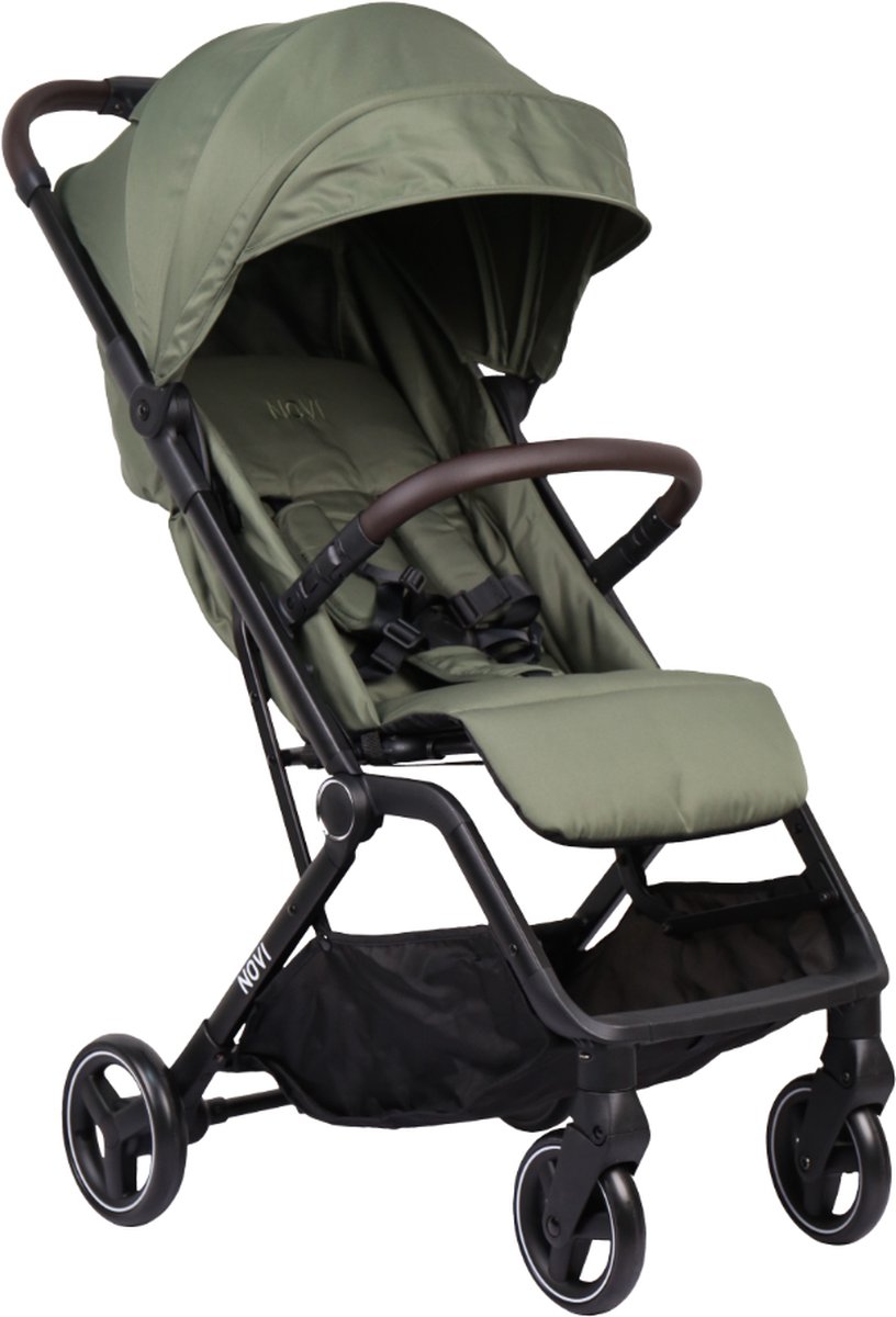 Bol.com Novi Baby® Cloud Go Buggy - Groen - Geschikt van 0-22 kg - Omvormbare zitting - Incl. accessoires aanbieding