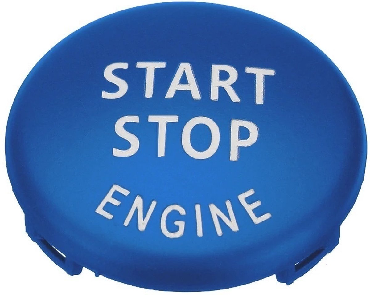 VCTparts Start Stop Engine Motor Schakelknop Knop BMW Blauw