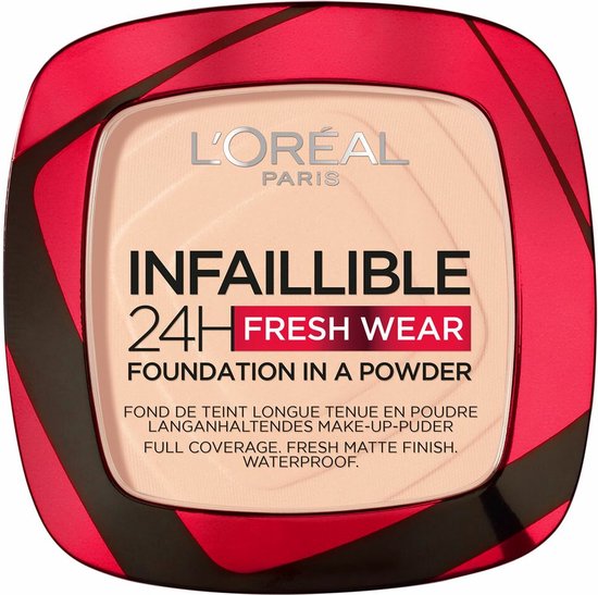 Infaillible 24H Fresh Wear Foundation in a Powder 180 Rose Sand Foundation en poeder in één 8gr - L’Oréal Paris