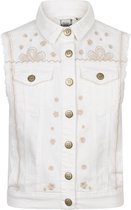 Broderie gilet Filles - Lily blanc