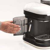 Ariete 1318 Moderna Espressomachine - Pistonmachine - geïntegreerde Koffiemachine met Bonen - wit