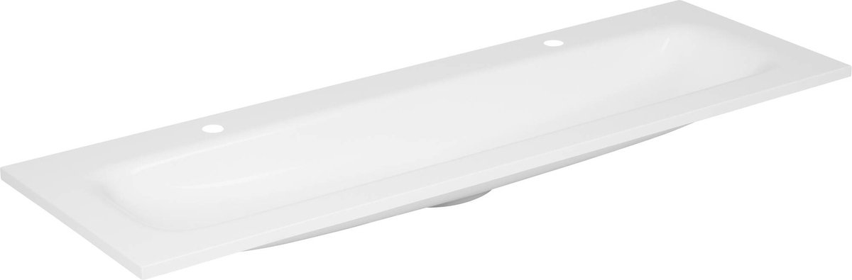 Ben Organic Wastafel 140x45 cm Glans Wit