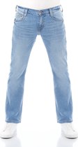 Mustang Heren Jeans Broeken Oregon Bootcut bootcut Fit Blauw 38W / 34L Volwassenen Denim Jeansbroek