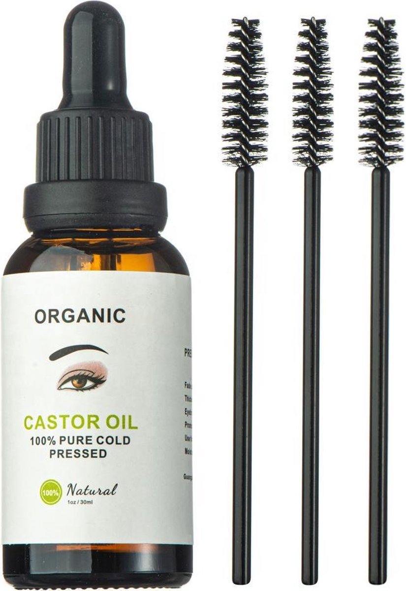 Wimper Serum Castor Olie Inclusief Borstels 100 Natuurlijk