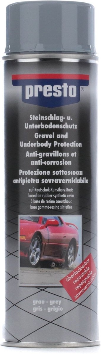 PRESTO 306031 Bescherming van wagenbodem 500ml grijs - overlakbaar