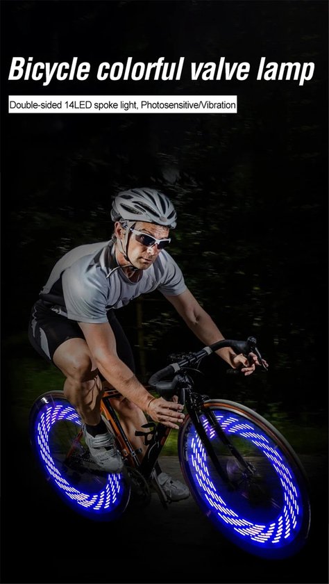 Lumières à rayons, lumières de roue de vélo, 32 LED, étanches, 30 modèles différents, éclairage de pneu de Sécurité en alliage de vélo, Accessoires de vêtements pour bébé de vélo, vélo pour enfants, lampe de vélo, lumières à rayons colorées,