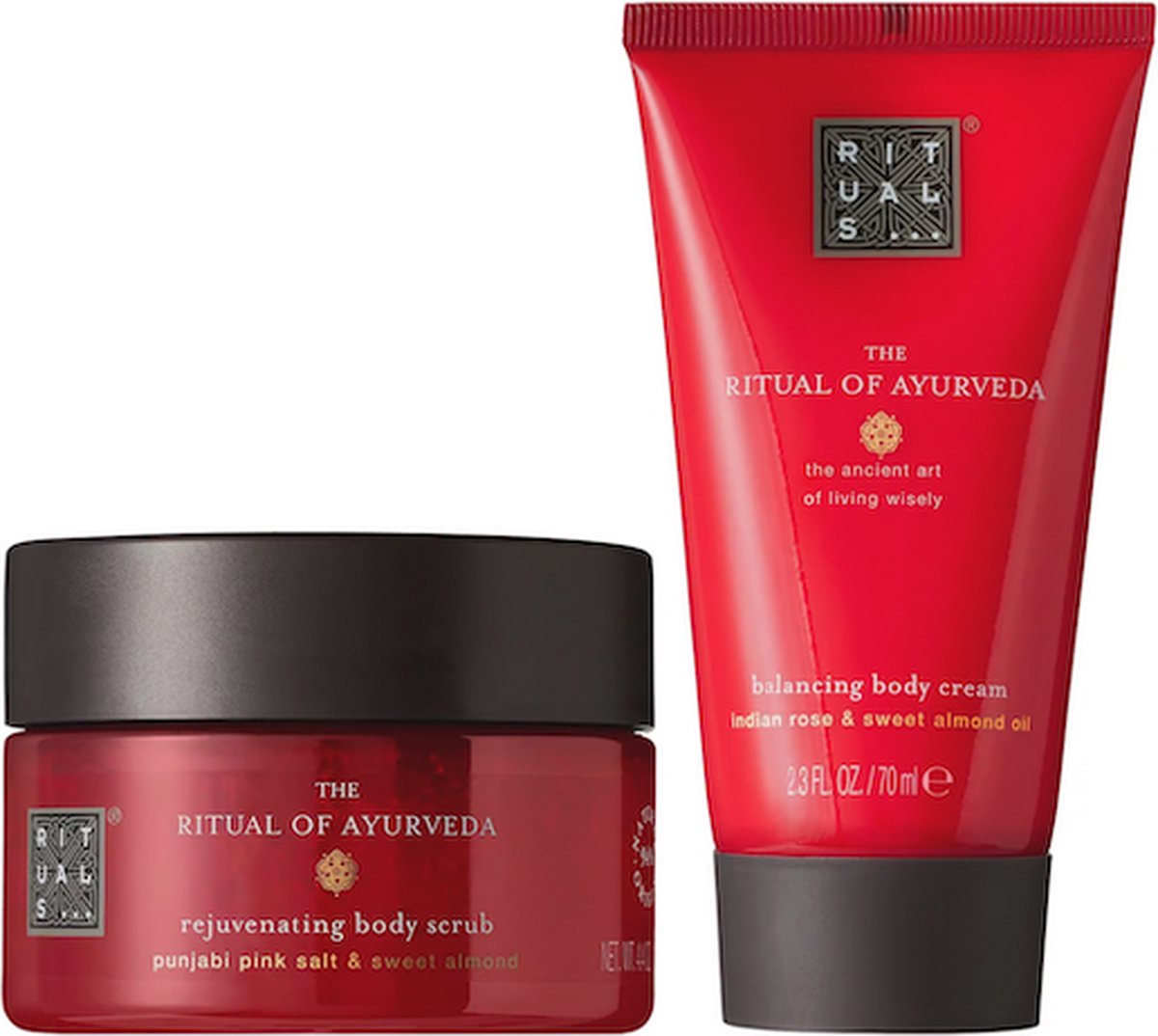 Rituals - The Ritual Of Ayurveda Geschenkset Body Scrub 125ml Body Creme 70ml