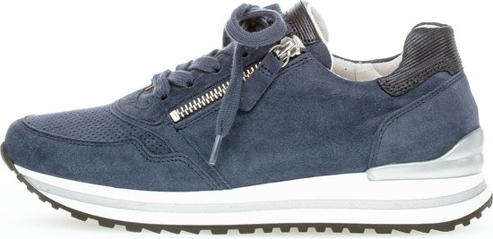 Gabor Sneaker 46.528.26 River Marine Blauw Suède Wijdte H