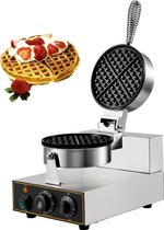 One stop shop - Elektrische Wafelijzer Machine - Wafelmaker - Roestvrijstaal - Wafel Bakken Machine - 1400W