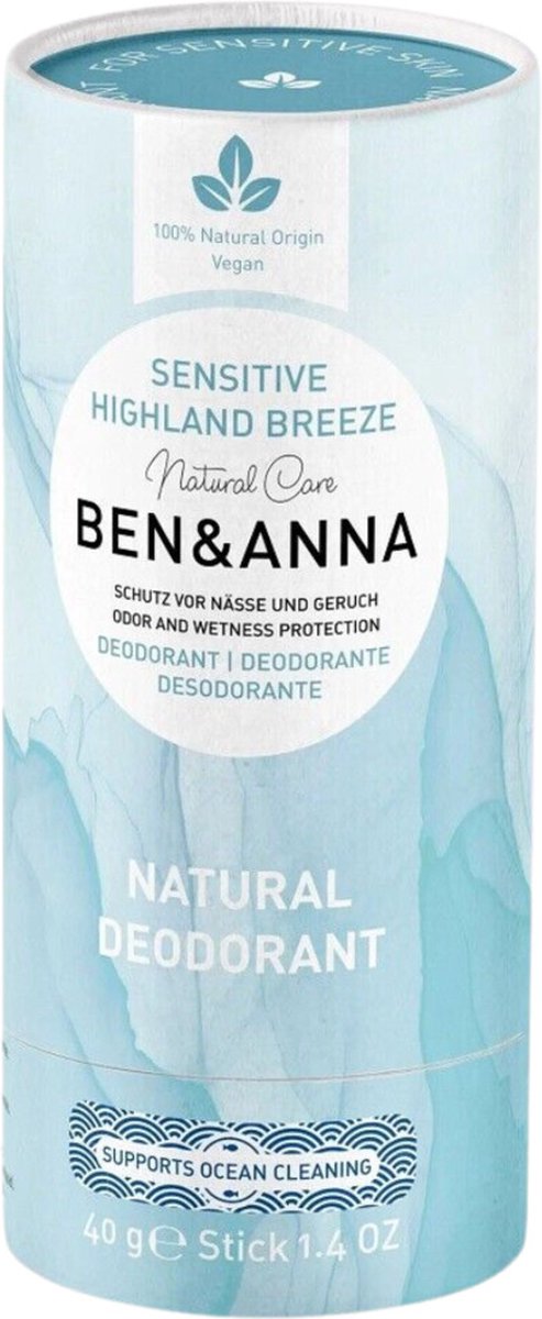 Goedkoopste Ben & Anna Deostick Sensitive Highland Breeze 40 gr