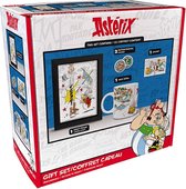 ASTERIX - Mok + Magneet + Fotolijst + Button - Geschenkset - Asterix en Obelix