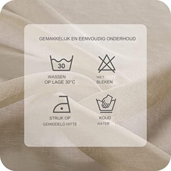 Rideaux - Rideaux - 160X140 - Beige - 2 pièces