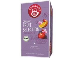 Teekanne - Premium Fruit Selection - biologisch - vruchtenthee - 200 theezakjes - geschikt voor horeca en kantoor - 10 doosjes