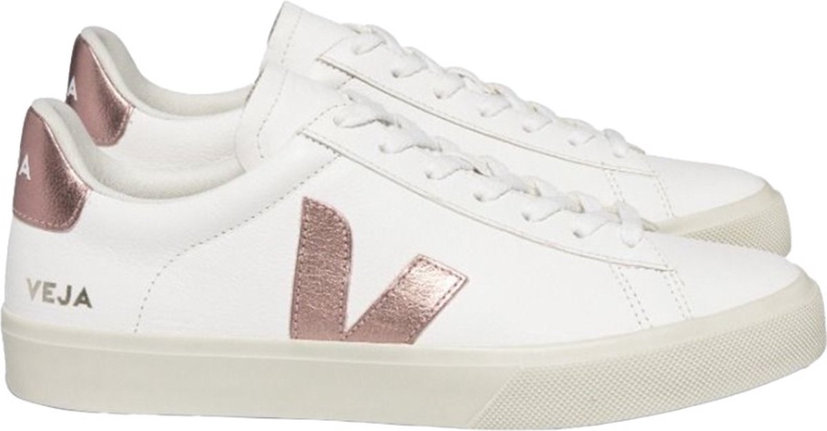 VEJA Campo Chromefree Leather - Dames Sneakers Schoenen Leer Wit CP0503128A - Maat EU 41 US 10
