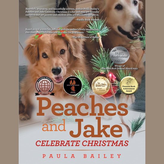 PEACHES AND JAKE CELEBRATE CHRISTMAS - cover