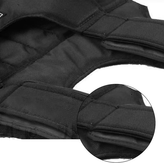 Verzwaringsvest / gewichtsvest 10 kg met variabele belasting - Sveltus